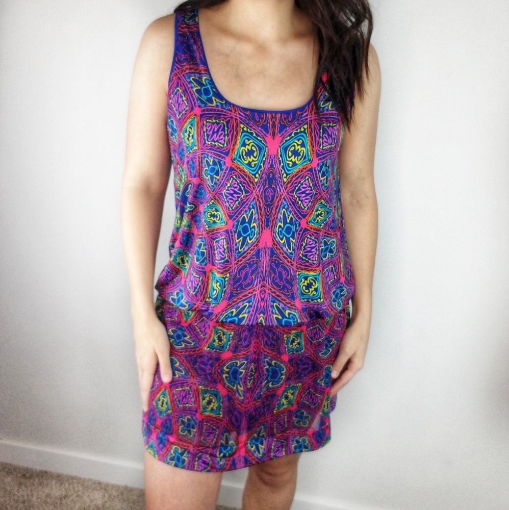 NWT Analili Sydney T-back Purple Dress Size Medium